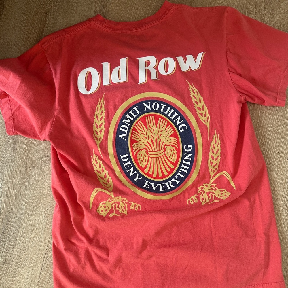 Old Row Red Short Sleeve Tee